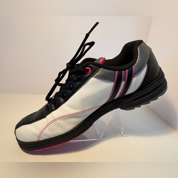 KR STRIKEFORCE Starr Right Handed Bowling Shoes - Women's Size 10 - Black/Pink - Picture 3 of 13